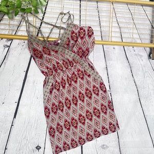 Xhilaration Women's Dress Strappy Faux Wrap Mini Size Medium